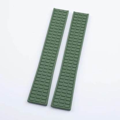 Premium FKM Fluorine Rubber Watch Strap, 19mm, for Patek, for Philippe, for Aquanaut 5067A-001