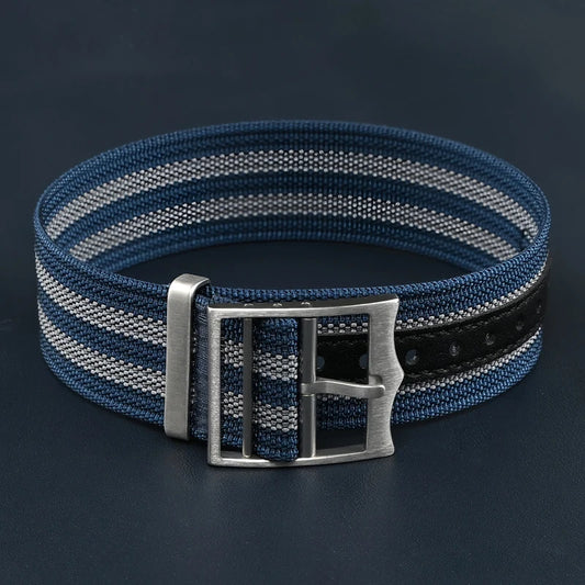 ユニバーサルナイロン製スポーツウォッチストラップ、20/22mm、防水、ミリタリースタイル、Seiko・Omega対応、傷防止、腕時計交換ベルト