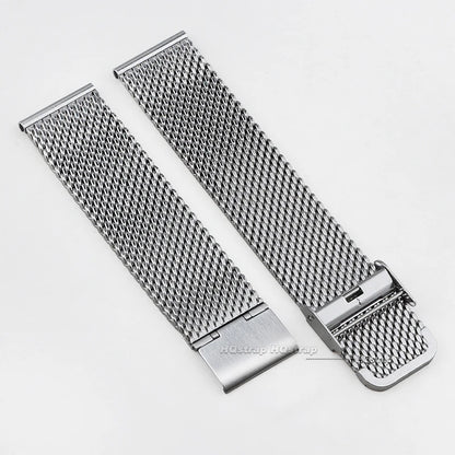 Universal Milanese watch strap for DW watches, 18mm, 20mm, 22mm, 24mm, silver, gold, metal, stainless steel, quick fit, replacement strap