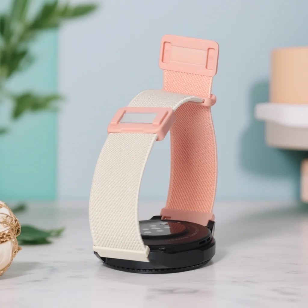 Bracelet magnétique en Nylon, 18/20/22mm, pour Samsung Galaxy 7/6/5/Huawei GT 6/5/4/Garmin Fenix 7/pour Erunner 265, bracelet de remplacement
