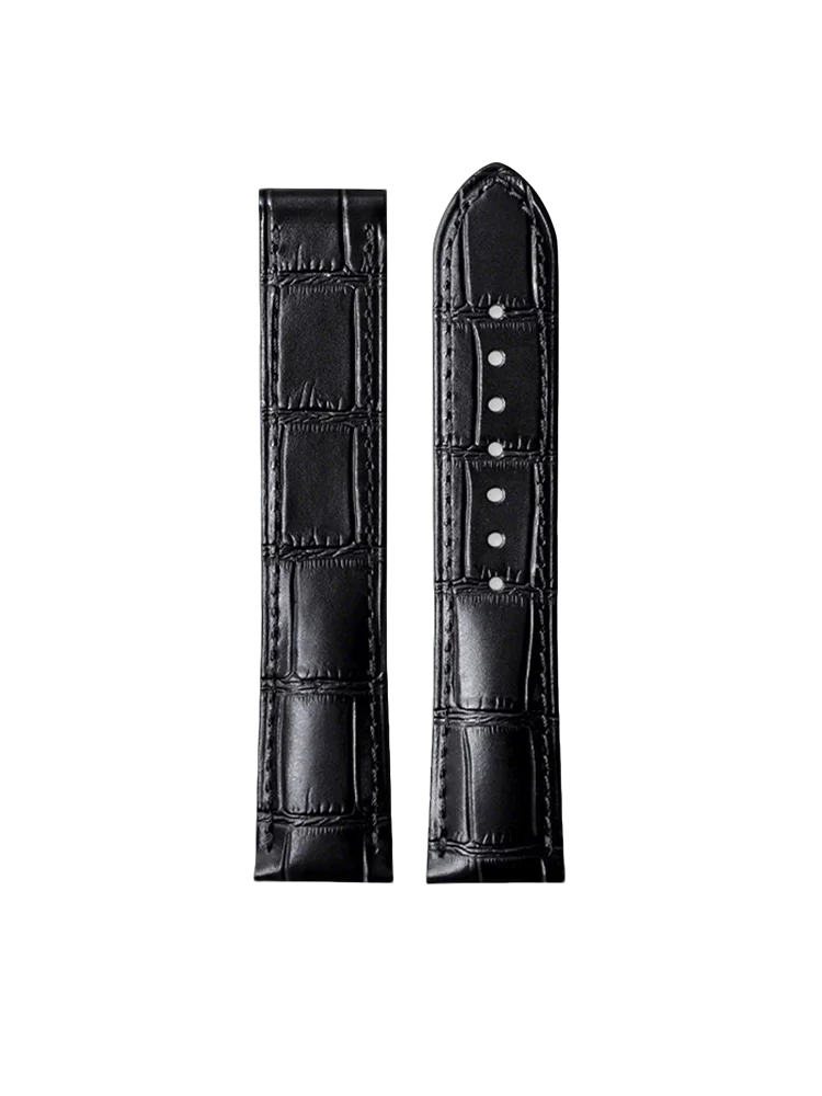 Cinturino per orologio in pelle da uomo compatibile con Omega 18/19/20/21 mm, cinturino di ricambio stile vintage racing per cronografo Moonwatch
