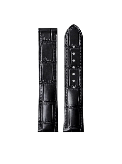 Cinturino per orologio in pelle da uomo compatibile con Omega 18/19/20/21 mm, cinturino di ricambio stile vintage racing per cronografo Moonwatch