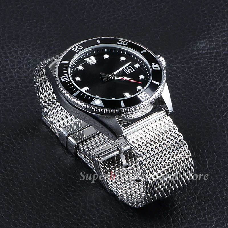 Bracelet milanais en maille 1.0 pour Seiko, 18/20/22/24mm, épaisseur 3mm, Bracelet de montre en acier inoxydable pour DW pour ceinture Omega
