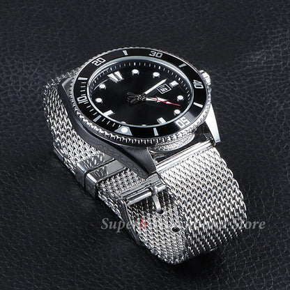 Bracelet milanais en maille 1.0 pour Seiko, 18/20/22/24mm, épaisseur 3mm, Bracelet de montre en acier inoxydable pour DW pour ceinture Omega