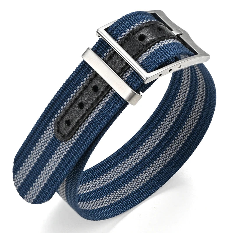 Bracelet de Sport universel en tissu Nylon, 20/22mm, étanche, militaire, pour Seiko Omega, accessoires de Bracelet de montre de l'armée, sans rayures