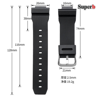 Bracelet de montre en caoutchouc pour Casio GM-2100 GM-S2100 GA-2100 GM-5600/GA5600 Bracelet de montre en Silicone hommes femmes sport Bracelet étanche