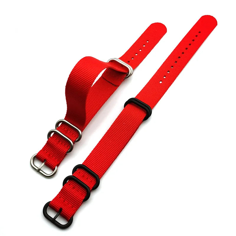 Thick NATO Nylon Watch Strap, 20mm 22mm, Canvas, Men's Watch Chain, Submariner Watch Strap Accessories