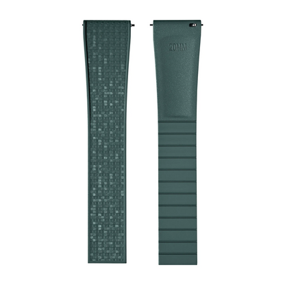 CTS – Bracelet de montre en caoutchouc fluoré, coupe sur la taille, 18/19/20/21/22mm, FKM, boucle de déploiement à dégagement rapide, pour hommes et femmes, Bracelet de remplacement