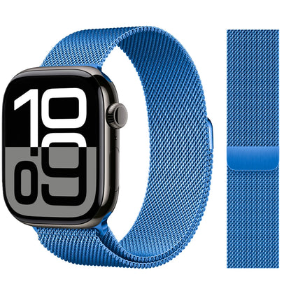 Apple Watch 米兰尼斯表带，46mm 44mm 45mm 40mm 42mm 41mm，适配 iWatch 系列 11 10 9 8 SE 7 6 Ultra 3 2