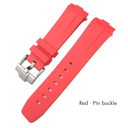 Cinturino per orologio in gomma, 22mm 24mm 21mm 23mm, per SEIKO 5 SKX Citizen Longines HUAWEI Rolex DEEPSEA, braccialetto sportivo impermeabile in silicone