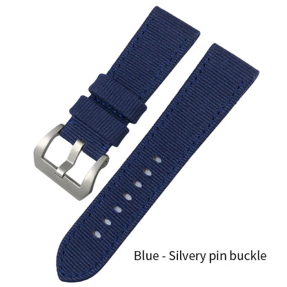 Bracelet de montre en toile de nylon pour Panerai Shoor, bracelet de montre, noir, bleu, vert, PAM01118, 441, 111, 24mm, 26mm, nouveau
