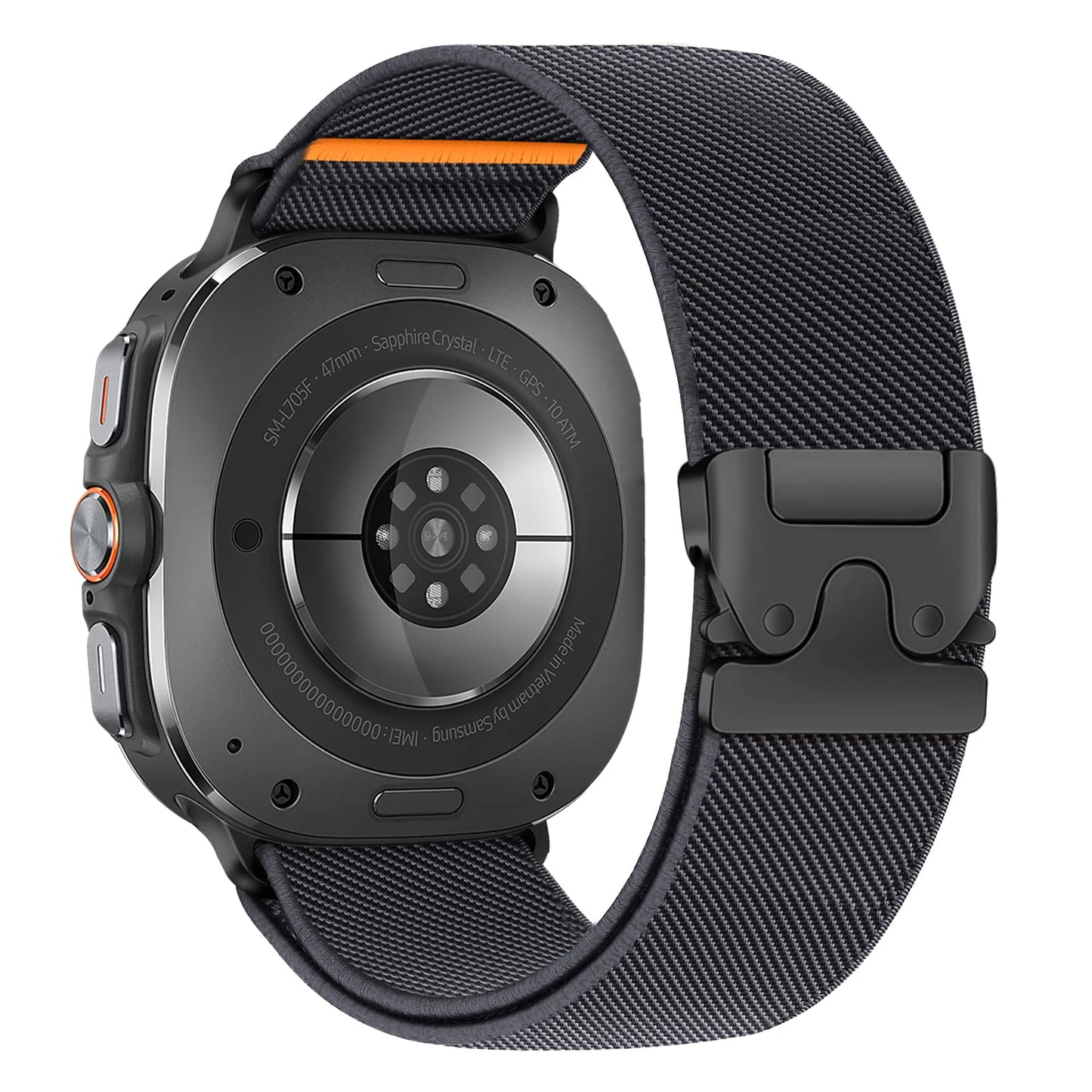 Sport Nylon Strap for Samsung Galaxy Watch Ultra 2025 47mm, Accessories for Galaxy Watch Ultra2 47mm Strap