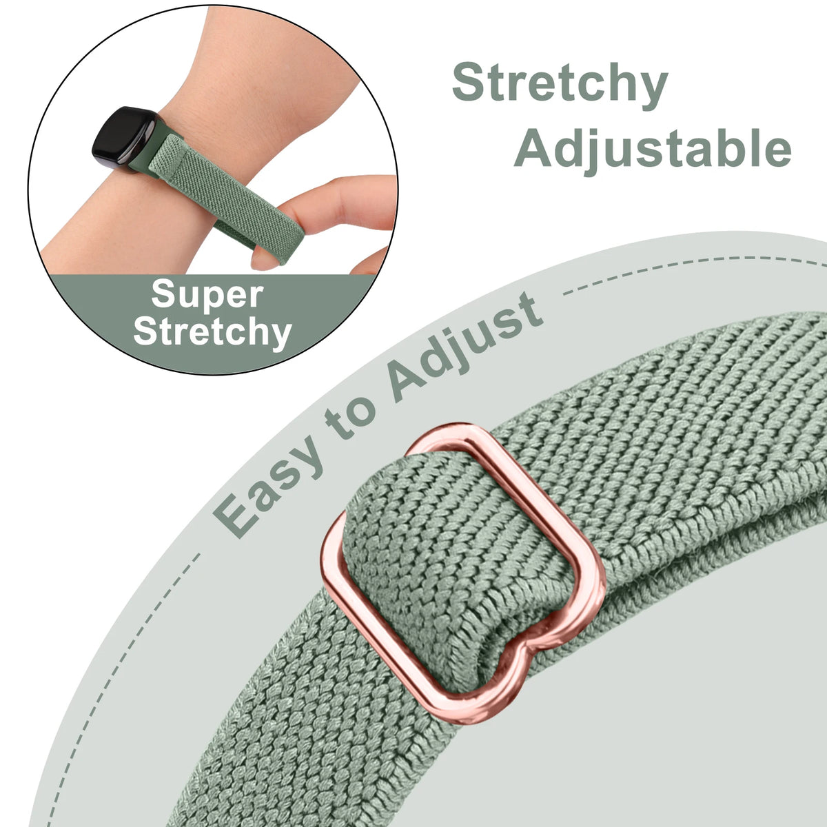 Bracelet en Nylon élastique pour Xiaomi Smart Band 10 9 8 bandes de remplacement pour Xiaomi Smart Band 9 8 Correa Bracelet accessoire