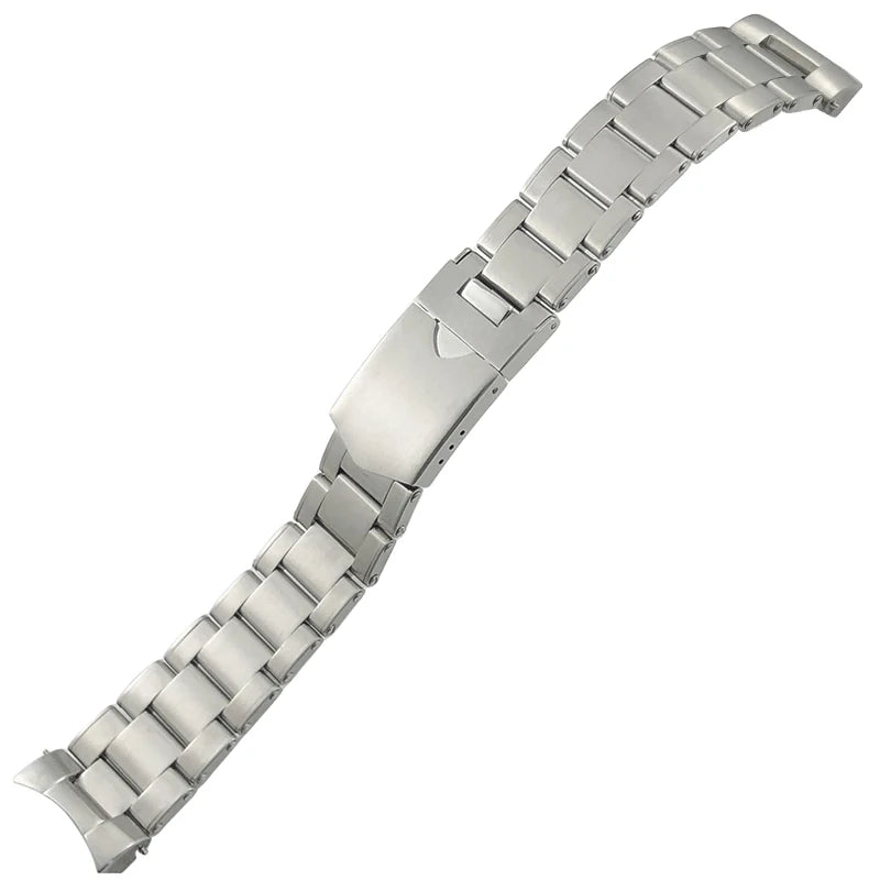 Curved End 316L Stainless Steel Watch Bracelet for Tudor 41mm Black Bay 22mm Solid Metal Watch Band Pelagos