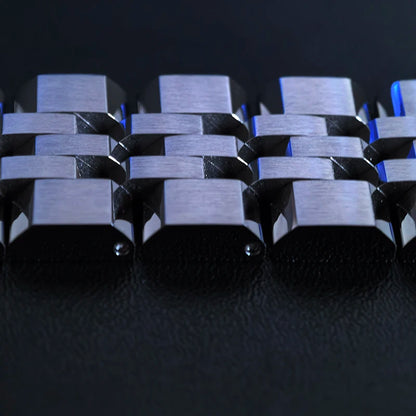 SEIKO SKX007/SKX009 Taucheruhr, spezieller Ersatz mit einem 22mm massiven Edelstahlarmband mit fünf gebürsteten Gliedern