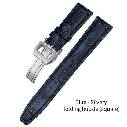 Bracelet de montre en cuir de Crocodile américain, 20mm 21mm 22mm, pour IWC PORTUGIESER PORTOFINO Pilot, outils gratuits
