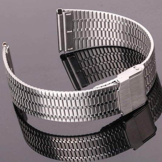 Stainless Steel Watch Band for Women and Men, Breathable Quick Release Spring Bar Accessories, 20mm 22mm