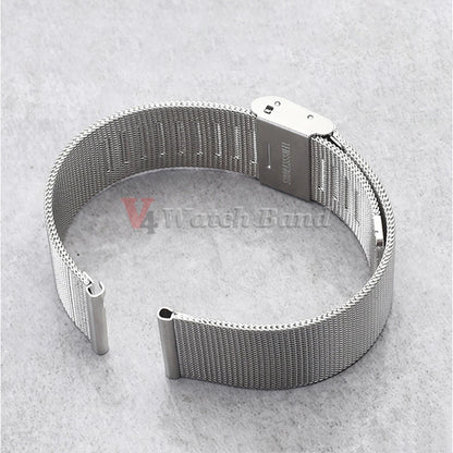 Bracelet de montre en maille 0.4, 16mm 18mm 20mm 22mm, pour Seiko pour montre DW, Bracelet milanais en acier pour hommes et femmes, accessoires