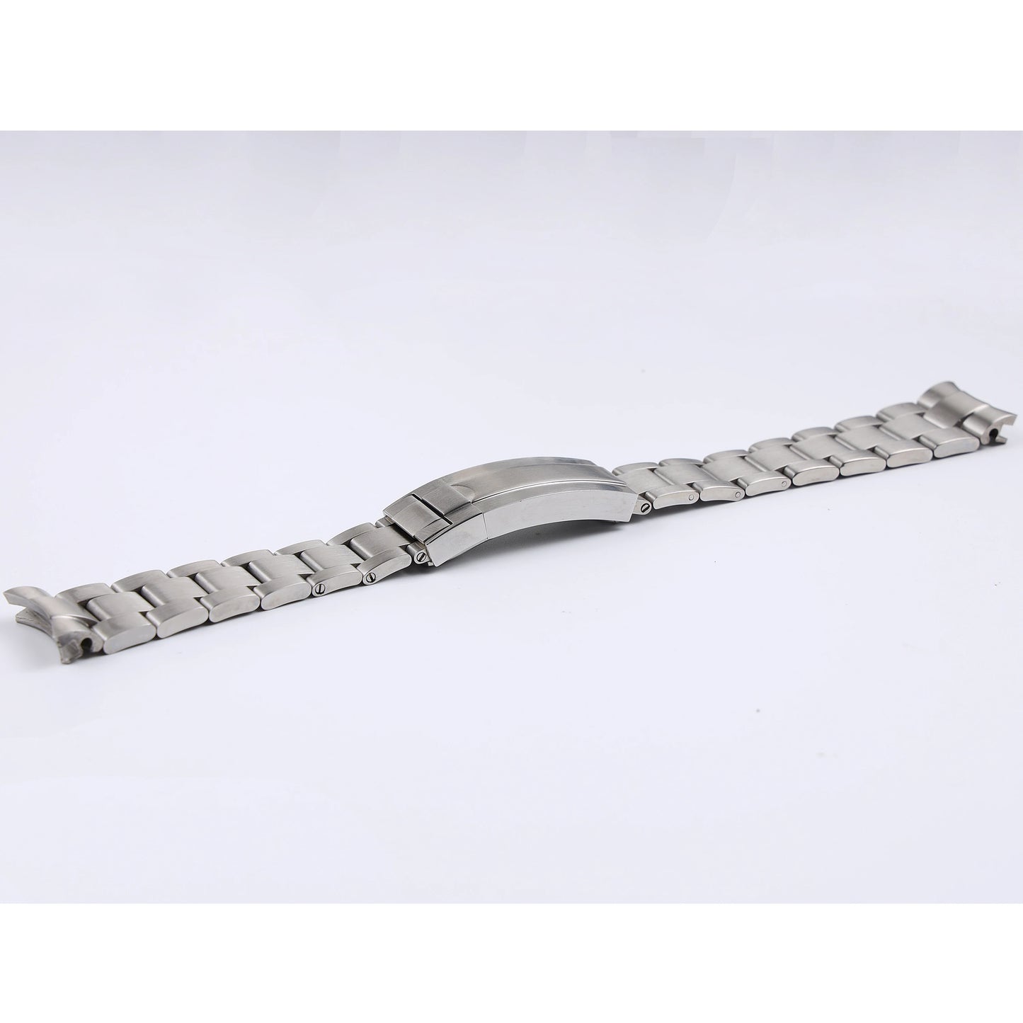 Bracelet de montre en acier inoxydable massif argenté et or rose de 20 mm et 21 mm pour Rolex Submariner Daytona, avec fermoir déployant en métal