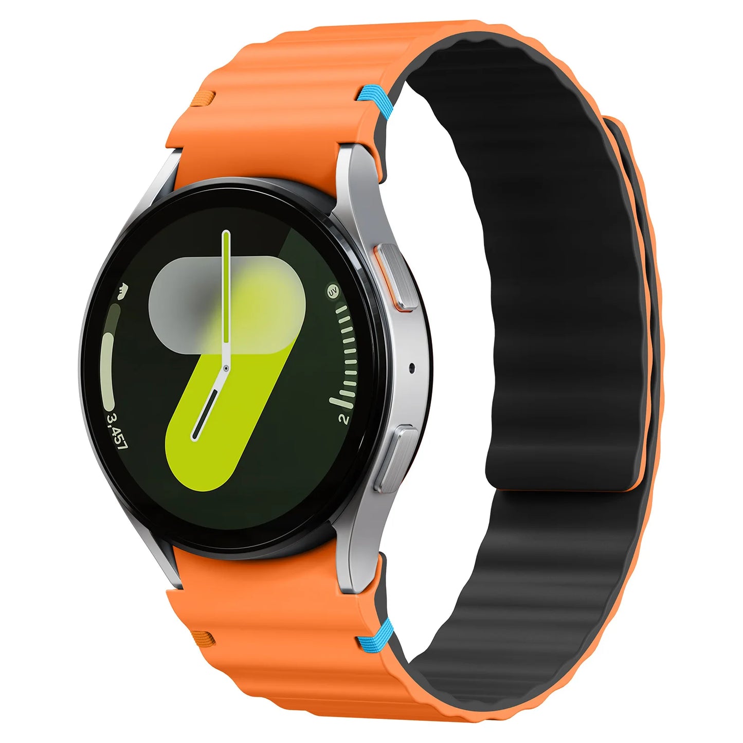 Magnetic band for Samsung Galaxy Watch 7 FE 6 5 4 44mm 40mm/5 Pro, no gaps, Correa Galaxy Watch 6 Classic 43mm 47mm