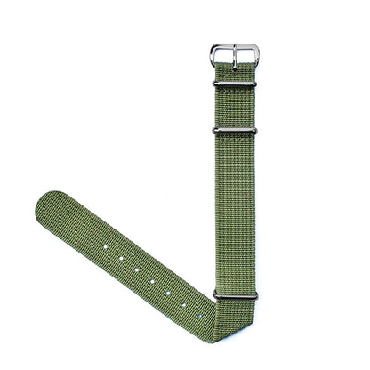 Cinturino di orologio in nylon di marca, cinturino di orologio, fibbia ad anello, cinturino di orologio, 20mm, 22mm