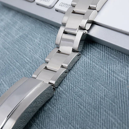 Bracelet de montre en acier inoxydable 316L de qualité 20mm, avec boucle Glidelock, pour bracelet Rolex Submariner GMT