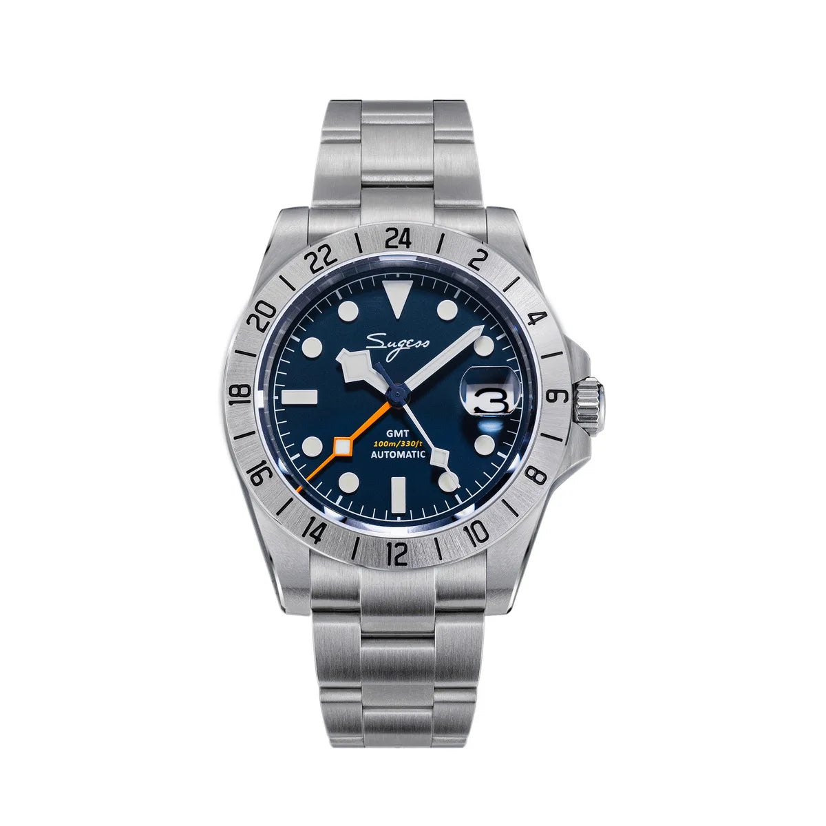 Reloj automático Sugess para hombre S463 GMT - 40 mm