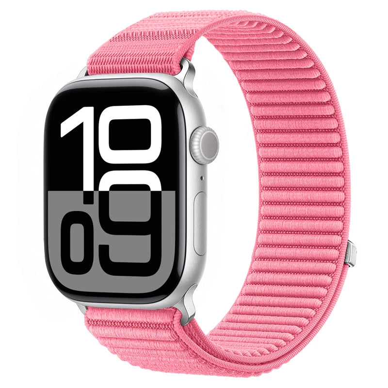 Correa deportiva de nailon con hebilla para Apple Watch de 46 mm 44 mm 40 mm 42 mm 45 mm 41 mm, correa para iWatch serie 11 SE 10 9 8 7 Ultra 3