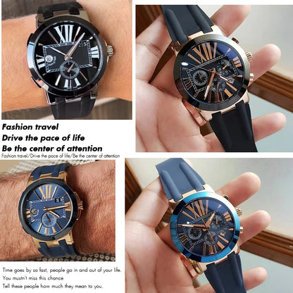 Bracelet de montre en caoutchouc de Silicone 26mm x 20mm, adapté à Ulysse Nardin, noir, bleu, marron, étanche, boucle pliante en acier, outils de poignet