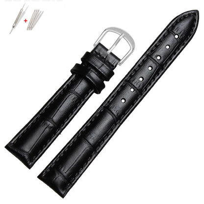 Genuine Leather Watch Strap for Men and Women, Watch Band, Black Brown, Rossini, 818573, 818574, 5613, 517768 mol, Citizen, 12mm, 14mm, 16mm, 18mm