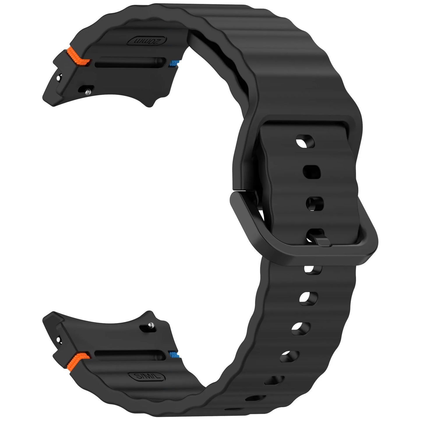 Bracelet de sport en silicone pour Samsung Galaxy Watch, Correa Watch6 Classic, Bracelet, 7, 6, 5, 4, FE, 44mm, 40mm, Pro 45mm, 43mm, 47mm, Original