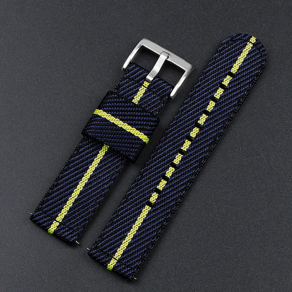 Bracelet de montre Nato 2 Pièces - Compatible connectée - Sangles en Nylon Tissé