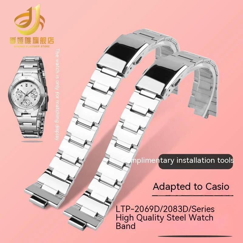 Cinturino in acciaio LTP 2069 Cinturino in acciaio inox per mol 1343 LTP-2069 Cinturino in metallo da donna LTP-2083 LTP-1410D Cinturino in acciaio a maglie di orologio