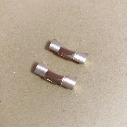 Datejust – Curved end link for Rolex bracelet, in rubber and leather, watch part, seamless connection, 21mm, 41mm