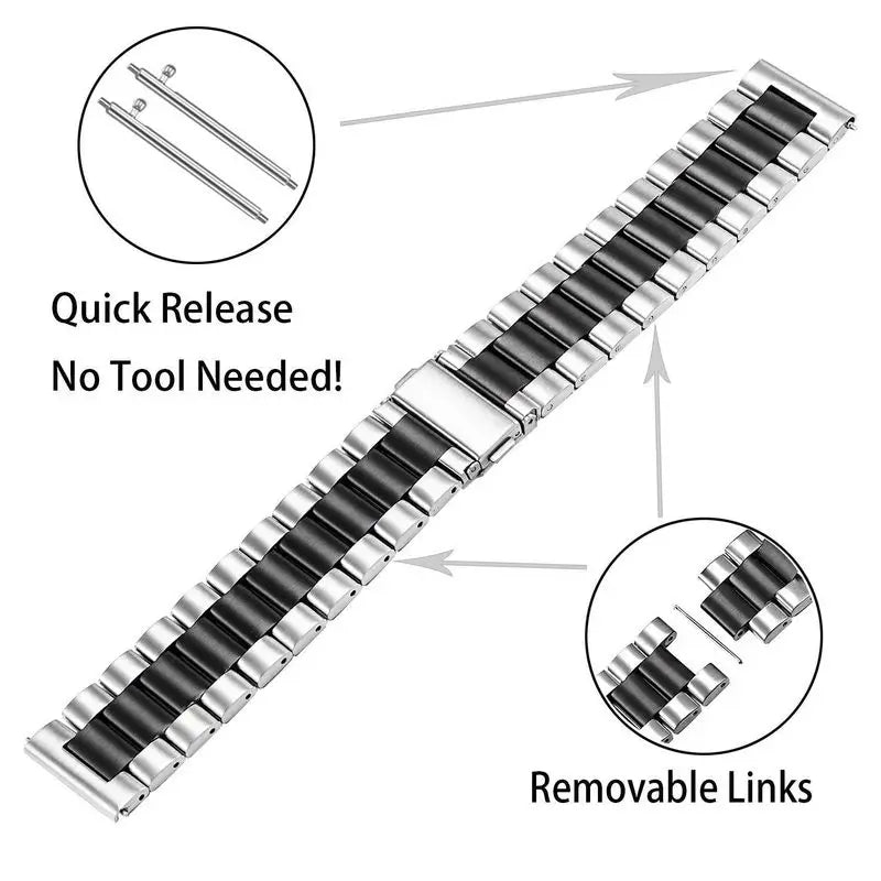 Cinturino in acciaio inox da 20 mm per Omega X Swatch Joint MoonSwatch, fibbia pieghevole in metallo, accessorio per MoonSwatch