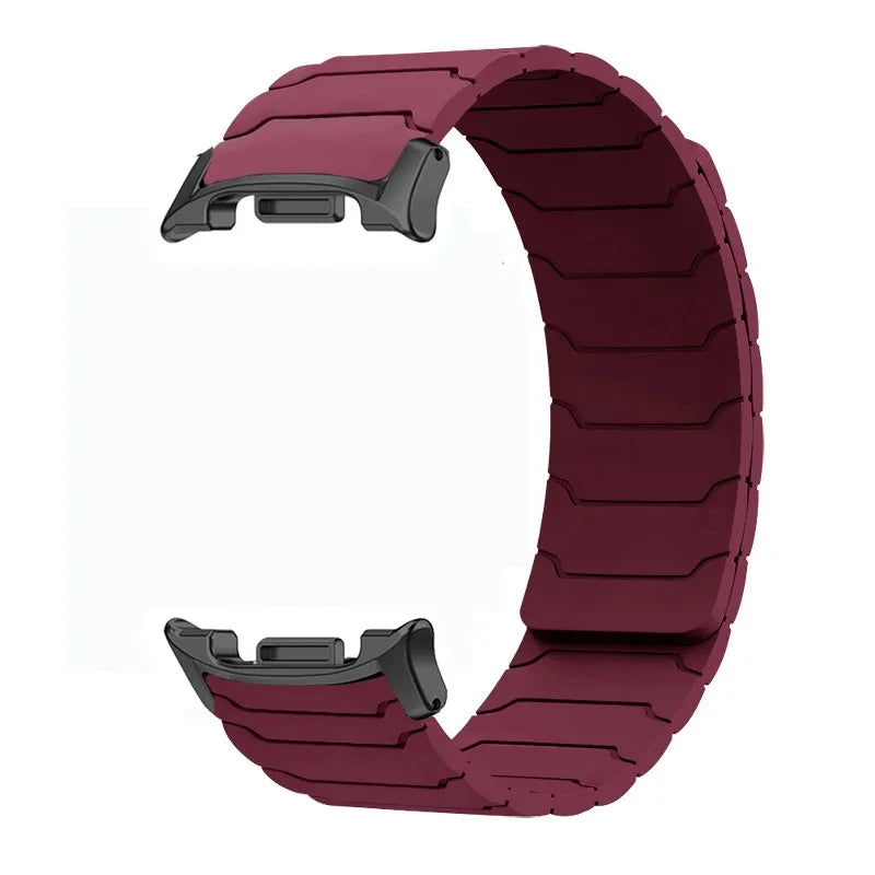 Bracelet magnétique en Silicone pour Samsung Galaxy Watch Ultra 2025, 47mm, pour Galaxy 8 40mm 44mm/8Classic 46mm, Bracelet de sport