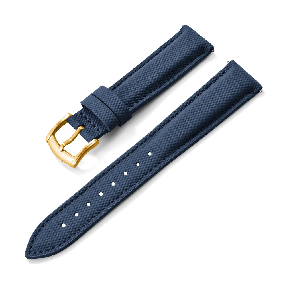 New Sailcloth Coated Sport Watch Strap 18/19/20/22mm Quick Release Waterproof Wristband for Huawei/Samsung Smartwatch Accessories
