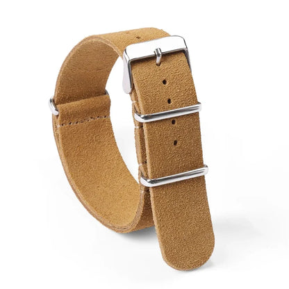 Bracelet en cuir suédé 22mm 20mm, universel pour Seiko, pour Samsung Galaxy Watch 5 4 3, bracelets de remplacement