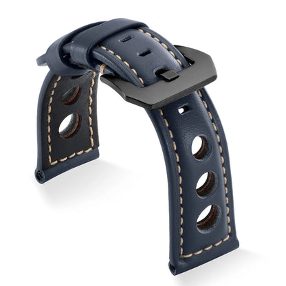 Bracelets de montre en cuir véritable 20mm 22mm 24mm 26mm, noir, bleu, marron, vintage, pour femmes et hommes