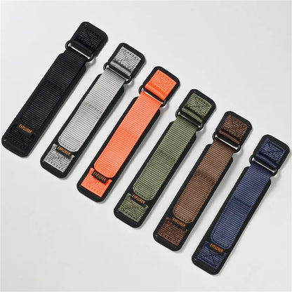 Cinturino per orologio da uomo in nylon con fibbia rapida, cinturino di ricambio per sport all'aria aperta, per Casio, per Seiko, 16 mm, 18 mm, 20 mm, 22 mm
