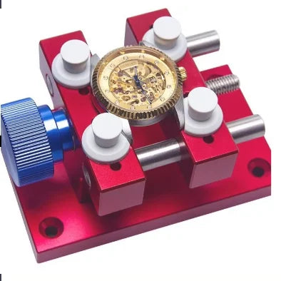 W4459 outil de réparation de montre pince en métal siège montres support de boîtier outil pour ouvrir le fond du boîtier