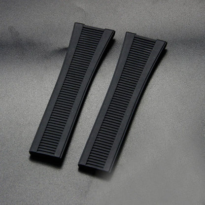 High Quality Watch Strap for Patek Philippe Nautilus Series 5711/5712/5980, Waterproof Silicone Watchband, 25-13mm Butterfly Buckle