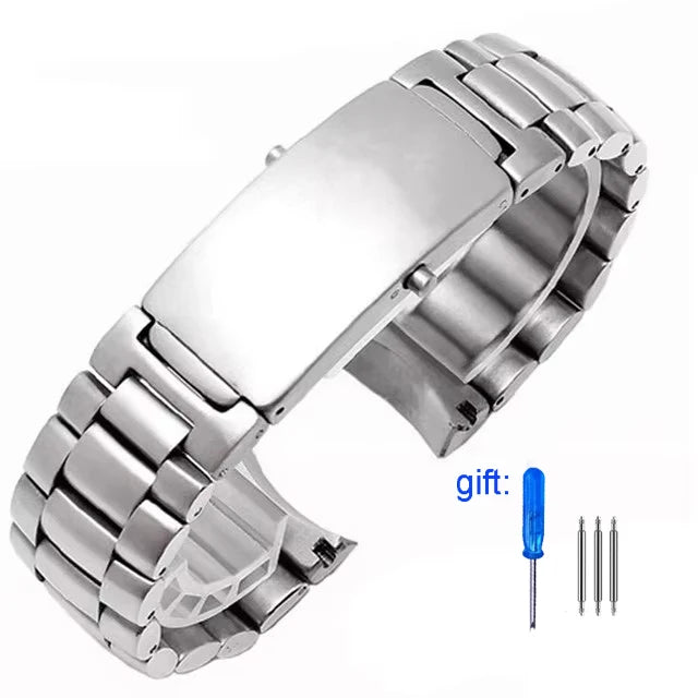Cinturino per orologio in acciaio inossidabile argentato, qualità SION L, per JEAN seam84magazines edmaster planet ocean, 20mm