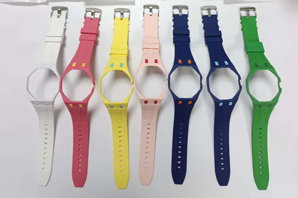 Kit di modifica in ceramica per orologio da tasca Swatch X AP Royal Pop, convertibile in orologio da polso con cinturino in silicone Correa