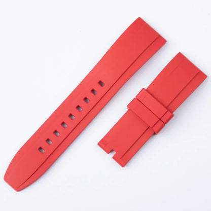 Cinturino in gomma fluorurata FKM a sgancio rapido, 18/19/20/21/22/23/24mm, per orologio intelligente, da uomo e donna, cinturini universali