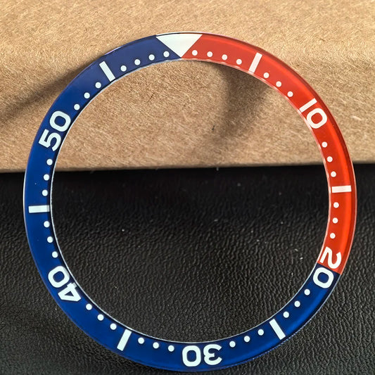 Accessoire de montre Seiko SKX007/009 Nouveau N° Insert de lunette lumineux en saphir de remplacement pour SRPD51/53