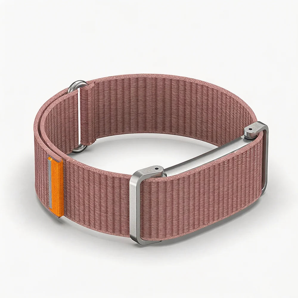 Étui de protection en métal, sangle en Nylon pour Google Fitbit Air, bracelet de remplacement ultra-mince, léger comme une plume, respirant, à dégagement rapide