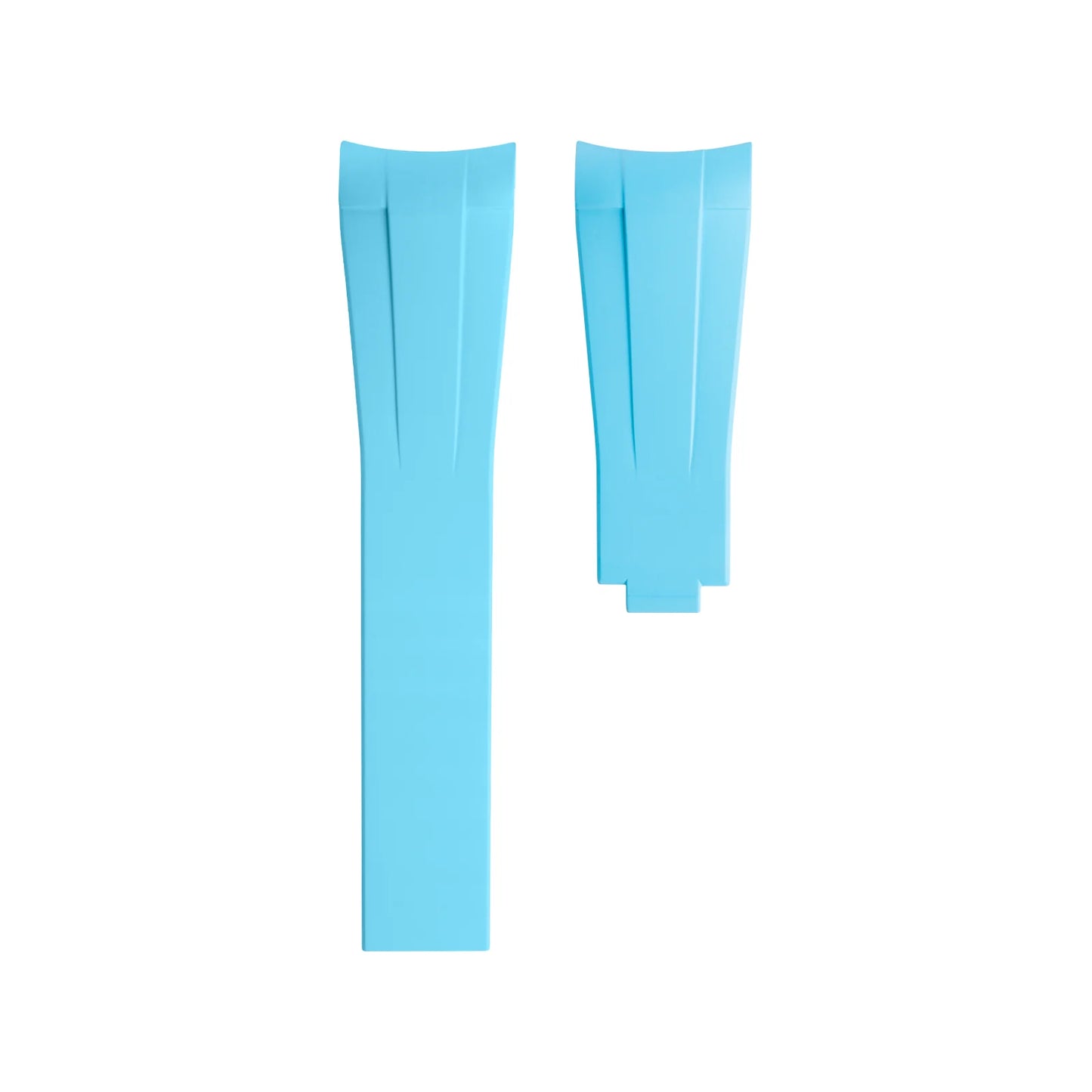 Bracelet de Montre FKM en Caoutchouc Fluororubber Souple, Noir, Bleu, Blanc, pour Rolex, Submariner, 20mm, Gstuff, Yacht-Master, Requibelt