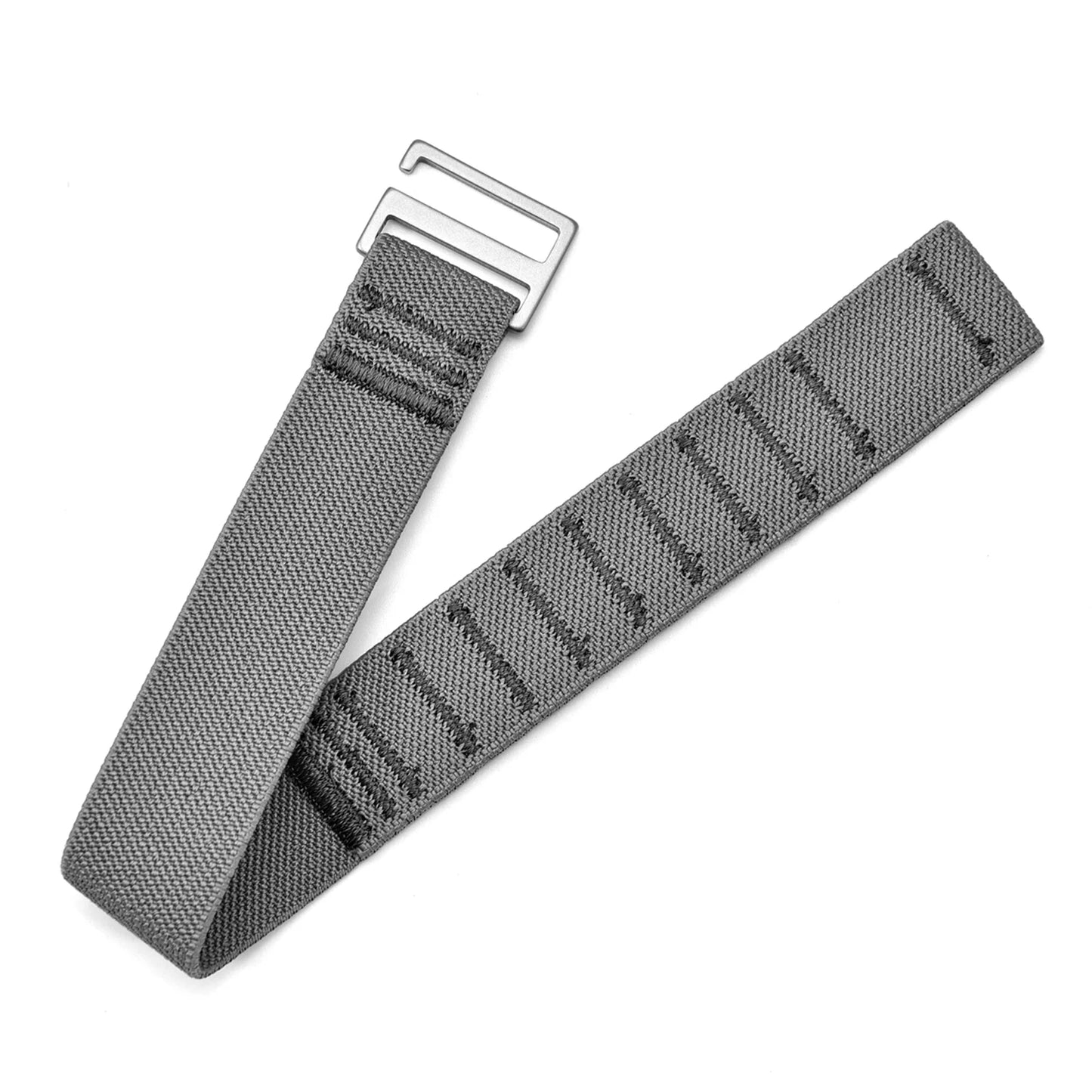 Bracelet de montre élastique en Nylon, 20mm 22mm, pour Delugs, bracelet à boucle à crochet Anthracite, réglable, confortable, bracelet de remplacement pour montre de sport