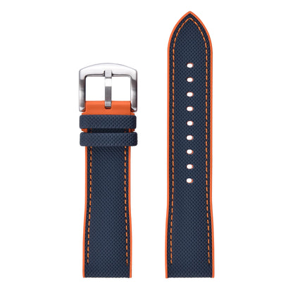Bracelets de montre FKM en cuir hybride de qualité supérieure, 20mm 22mm, en caoutchouc fluoré FPM, étanche, unisexe pour chaque marque de montres de plongée